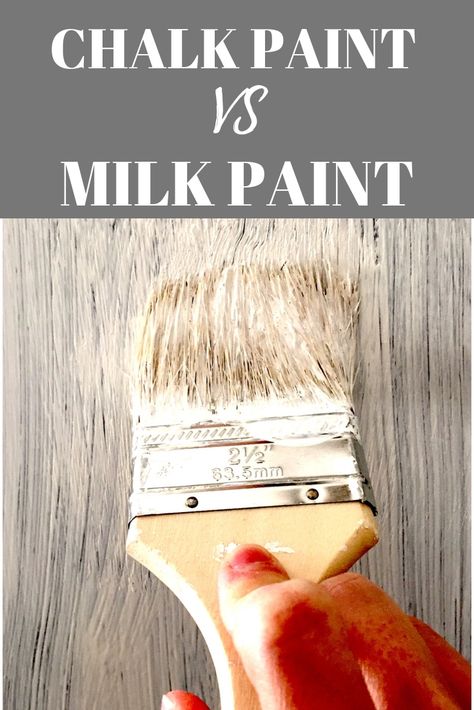 CHALK PAINT vs. MILK PAINT and the one I prefer. #chalkpaint #milkpaint #chalkpaintedfurniture #milkpaintedfurniture #chalkpaintvsmilkpaint Chalk Paint Vs Milk Paint, Spray Painting Wood Furniture, Painted Tv Stand, Paint Styles, Distressing Chalk Paint, Milk Paint Furniture, Spray Paint Furniture, Stripping Furniture, Chalky Paint