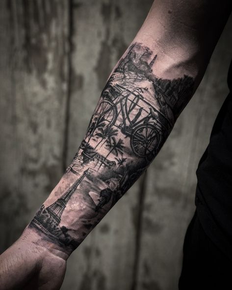 Pirate Sleeve Tattoo, Pirate Sleeve, Pirate Tattoo Sleeve, Pirate Ship Tattoo, Military Sleeve Tattoo, Black Art Tattoo, Full Leg Tattoos, Pirate Tattoo, Tattoo Ideas Design