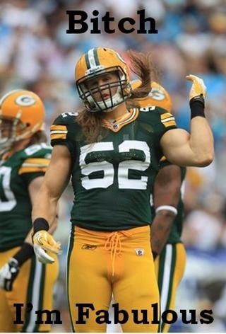 I'm awesome Clay Matthews, Im Fabulous, Packers Football, Packers Fan, Go Pack Go, Hair Flip, National Anthem, Los Angeles Rams, Fantasy Football