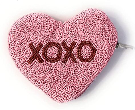 Amazon.com: XOXO Coin Purse, Candy Heart Coin Purse, Valentines Day Gifts, Coin Purse Pouch, Beaded Coin Purse, Beaded Purse, Best Friend Gift, Positive Gifts, Party Favors, Wallets for her : Clothing, Shoes & Jewelry Heart Coin Purse, Beaded Coin Purse, Heart Coin, Lipstick Kiss, Positive Gift, Valentines Day Gifts, Gifts Party, Beaded Purses, Best Friend Gift