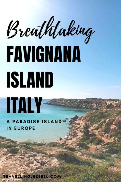 Favignana island, with its 37 km of craggy coastline, azure waters and slow pace of life, is one of the few ‘off the beaten path’ places left in Italy, and if you’re looking for a slice of the Caribbean in Europe, Faignana has you covered. In this guide to Favignana, Sicily, I’ll go over how to get to Favignana, the best things to do there, Favignana’s best beaches, what to pack, how long to stay for, and much more. Favignana Sicily, Azerbaijan Travel, Italy Road, Things To Do In Italy, Sweden Travel, Georgia Travel, Austria Travel, Netherlands Travel, Norway Travel