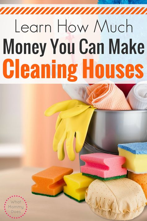 Making Money Cleaning Houses: Earnings Guide - What Mommy Does Homemade Shower Cleaner, Lazy Cleaning, Dusting Spray, Mommy Tips, Homemade Cleaning, Cleaner Recipes, Mattress Cleaning, Homemade Cleaning Products, Car Cleaning Hacks