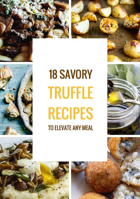 Truffle Paste Uses, Truffle Recipes Savory, Fresh Black Truffle Recipe, Truffle Side Dishes, Truffle Appetizer Recipes, Truffle Salt Uses, Savory Truffle Recipes, Recipes With Truffle Salt, Truffle Recipes Dessert