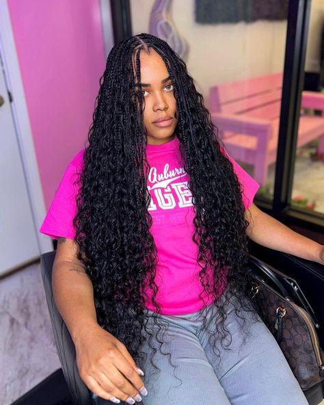 Knotless Curls, Ginger And Blonde Hair, Nia Long Short Hair, Braids With Blonde, Ginger Boho Knotless Braids, Dr Hairstyles, Havana Twist Styles, Vacay Hairstyles, Ginger And Blonde