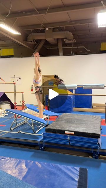 Logan Hursh on Instagram: "More tumbling for you! The girls really enjoy this station. What do you think?" Beginner Tumbling Drills, Beginner Tumbling Stations, Front Tuck Gymnastics, Heel Drive Drills Gymnastics, Vault Drills Gymnastics, Back Tuck, Tumbling, Gymnastics, Thinking Of You