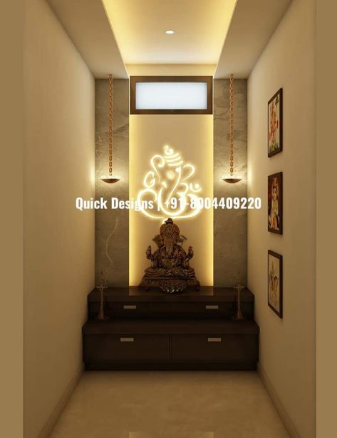 Ceiling Design For Puja Room, Puja Unit Design, Room References, Puja Unit, Mandir Designs, Pooja Door, Bedroom Pop Design, Luxury Villa Design, Vastu House