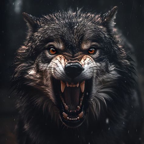 Fenrir Tattoo, Snarling Wolf, Guerriero Samurai, Angry Wolf, Wolf Photography, Wolf Artwork, Wolf Face, Fantasy Wolf, Animal Illustration Art