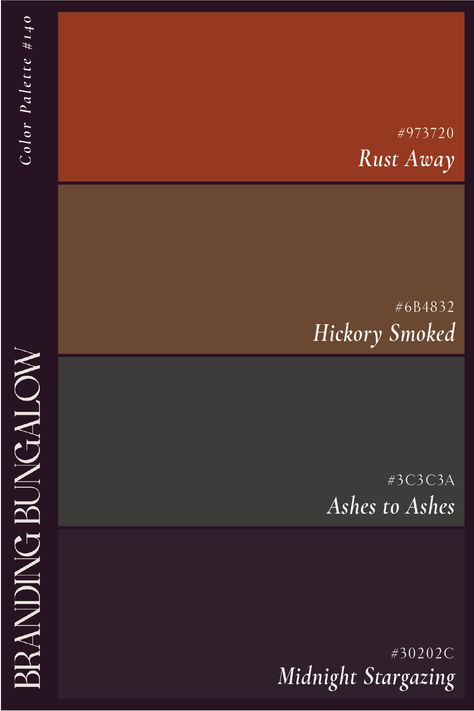 Immerse your brand in masculine and dark hues or red, brown, blue, and black. Our meticulously crafted color palette, complete with hex codes, is ideal for a masculine brand. Don't miss out – follow Branding Bungalow for frequent palette inspiration and find us on Instagram for free brand advice @brandingbungalow! Masculine Colour Palette, Men Color Palette, Color Palette Masculine, Dark Blue Color Palette, Masculine Branding, Dark Colour Palette, Masculine Color Palette, Dark Masculine, Masculine Room