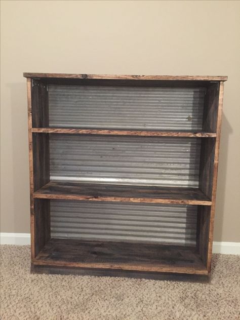 Western Bookcase Decor, Diy Office Shelving, Diy Farmhouse Bookshelf, Nursery Bookshelf Diy, Homemade Shelf Ideas, Western Shelves, Barnwood Bookshelf, Diy Wall Bookshelf, Western Bookshelf