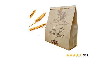 Amazon.com: 50 Pack 13.8 X 9.5 Inch Kraft Paper Bread Bags for Homemade Bread, Large Paper Bakery Bags for Bread Loaves, Eco Friendly Bread Packaging Storage Loaf Bags for Home Kitchen Bakery.…: Home & Kitchen Bread Gift, Donut Cookies, Paper Bakery, Bread Gifts, Bread Loaves, Handmade Bread, Bakery Bags, Packaging Storage, Bread Packaging