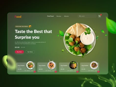 Food Header exploration. by SK FARHAD 🔥 on Dribbble Food Ui Design, Food Header, Offer Background, Food Banner Design, Illustration Presentation, Website Branding Design, Tumblr Header, Cooking Website, Food Website Design