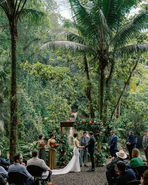 Costa Rican Wedding, Jungle Wedding Theme, Brazil Wedding, Tropical Wedding Venue, Forest Wedding Venue, Jungle Wedding, Tropical Wedding Theme, Tropical Wedding Inspiration, Forest Theme Wedding