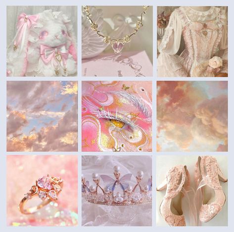 The Angel Queen awaits your visit Angel Color Palette, Angelcore Moodboard, System Alters, Lady Aphrodite, Angel Queen, Kid Core Aesthetic, Adopt Idea, Make Your Own Character, Wallpaper Doodle