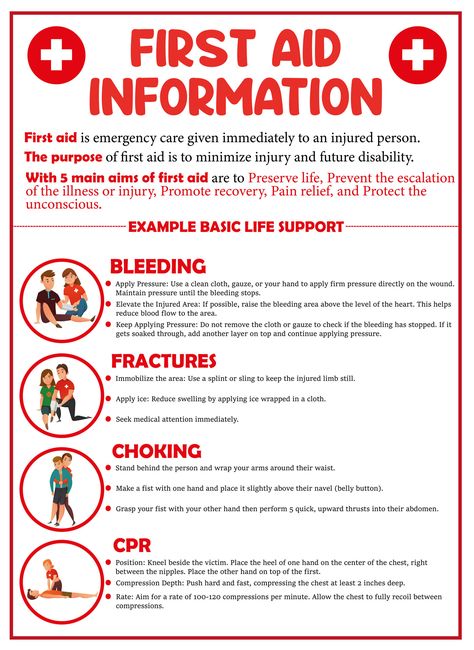 Printable First Aid Information First Aid Cheat Sheet, First Aid Basics, First Aid Activities For Kids, First Aid Information, First Aid Procedures, Lab Safety Rules, First Aid Guide, Advanced Cardiac Life Support, First Aid For Kids