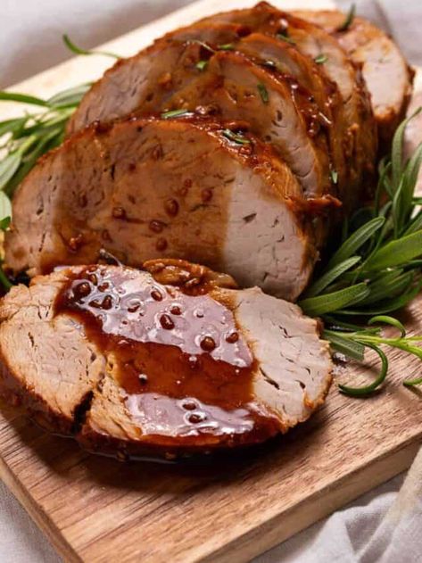 Slow Cooker Pork Loin in Crock Pot | Little Bit Recipes Pork Loin In Crock Pot, Pork Loin Recipes Crockpot, Pork Chops In Crock Pot, Cooking Pork Loin, Boneless Pork Loin Recipes, Pork Loin Crock Pot Recipes, Slow Cooker Pork Loin, Crockpot Pork Loin, Slow Cooker Chicken Tacos