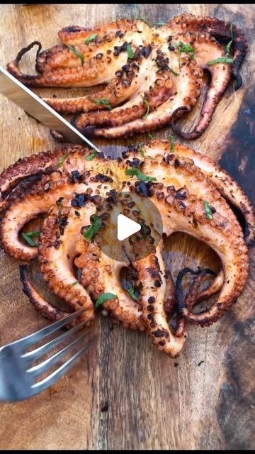 Desi Marie Longinidis on Instagram: "Bbq octopus. Recipe is in ‘The Grill Sisters Guide To Legendary BBQ’. 😆 Pick up a copy of the cookbook I’ve co-authored with my sister @come.grill.with.me together we’re the @grill.sisters . ‘The Grill Sisters Guide To Legendary BBQ’.  Available worldwide in all good book stores, Amazon and @barbequesgalore. Thanks for support Insta fam. ❤️🙏  Octopus grilled on my Ziggy @barbequesgalore     #fyp #foryoupage #desilonginidis #healthycook4chmpions #lemon #lemons#salad #summer #octopus #easyrecipes" Octopus Recipes Grilled, Bbq Octopus, Octopus Salad Recipe, Grilled Octopus Recipe, Octopus Recipe, Fish Bbq, Octopus Salad, Octopus Recipes, Lemon Salad