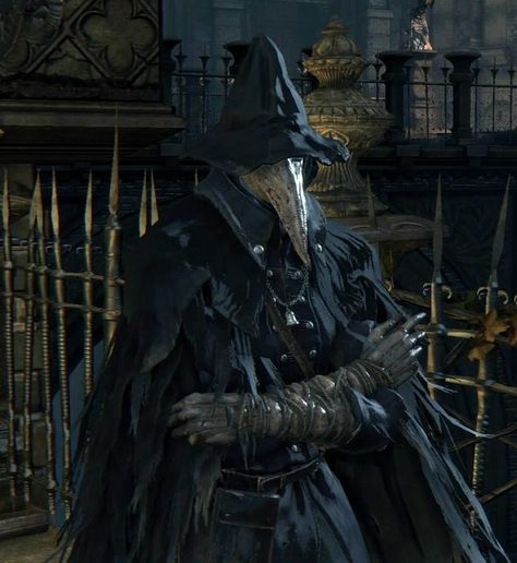 Eileen The Crow, The Crow, Bloodborne, A Man, Witch, Building, Black