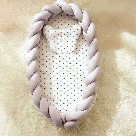 The coolest bed I've ever seen 😍 #cotbed #plaitbed #baby #babybed #babyaccessories ##babyshop #photooftheday #picoftheday #onlinebabyshop Holiday Lights Outdoor, Newborn Bed, Nursery Glider, Portable Crib, Soft Mattress, Baby Cradle, Baby Bassinet, Baby Nest, Material Bed