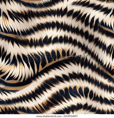 Exotic_tropical_tiger_lynx_leopard Brushed Skin Seamless Pattern Stock Illustration 2319954097 | Shutterstock Animal Print Seamless Pattern, Seamless Prints Pattern, Animals Inspiration, Tropical Prints Pattern, Animal Texture, Tiger Sketch, Womens Pants Design, Shutter Stock, Tiger Skin