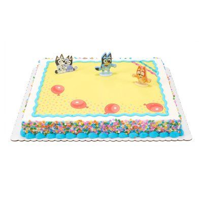 Bluey Full Sheet Cake - Sam's Club Jurassic World Cake, Full Sheet Cake, Friendship Adventure, Half Sheet Cake, 10 Inch Cake, Shark Cake, Two Tier Cake, Bluey Bingo, Bluey Birthday