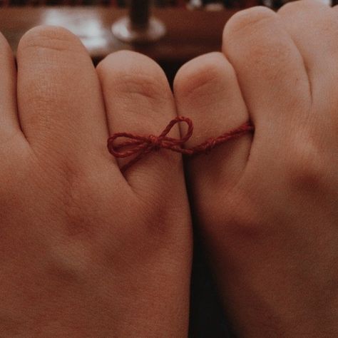 Ship Aesthetic, Simple Ring Band, String Of Fate, Red String Of Fate, Ribbon Ring, String Theory, Red String, Simple Ring, Human Connection