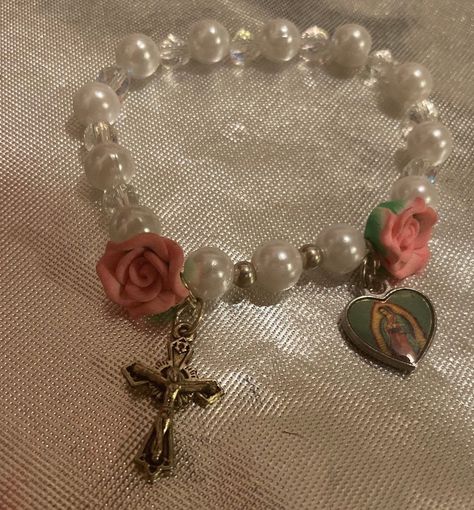 This Rosaries item is sold by CVcreationsByCarmina. Ships from San Pedro, CA. Listed on May 6, 2023 One Decade Rosary, Quinceanera Pink, Church Aesthetic, Clay Rose, Two Roses, Rose Beads, Decade Rosary, Pearl Rosary, First Communion Gifts