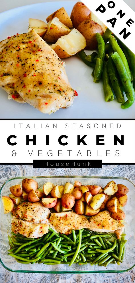 One of the easiest dinner recipes to make for my family on hectic evenings is this Sheet Pan Italian Seasoned Chicken and Vegetables recipe. There are minimal ingredients to mess with, and it is ready in about an hour. #sheetpan #sheetpandinners #sheetpanmeal Roasted Chicken Sheet Pan Dinner, Best Sheet Pan Chicken, Chicken Sheet Pan Dinner Italian Seasoning, Chicken And Vegetable Recipes One Pan, Sheet Pan Italian Chicken And Veggies, Cookie Sheet Chicken And Veggies, Chicken Sheet Pan Dinners Easy, Baked Chicken One Pan Meal, Chicken Sausage Veggie Sheet Pan