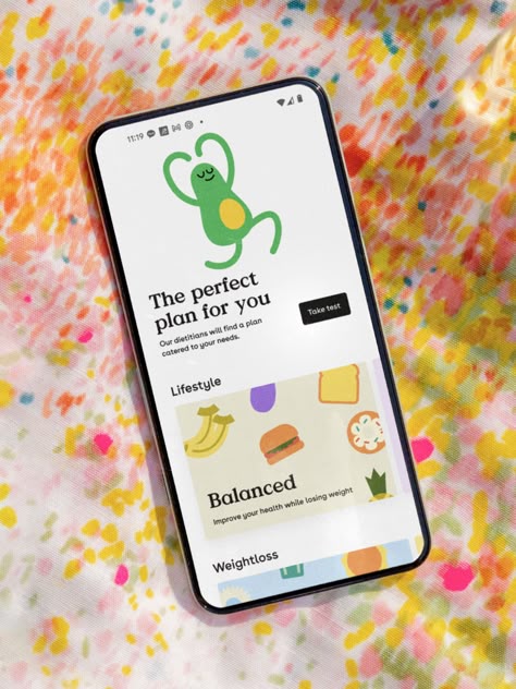 Koto's playful identity for Foodvisor, a nutrition app that includes a guide called Guakka The Avocado | Creative Boom Nutrition App, Brand Refresh, Tracking App, Nature Color Palette, Nutrition Guide, Brand Building, Types Of Food, Creating A Brand, Logo Maker