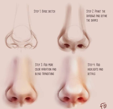 Digital Art Tutorial Beginner, Blond Amsterdam, Digital Art Photography, Nose Drawing, 얼굴 그리기, Digital Art Beginner, Animal Illustrations, Digital Paintings, Illustration Cartoon