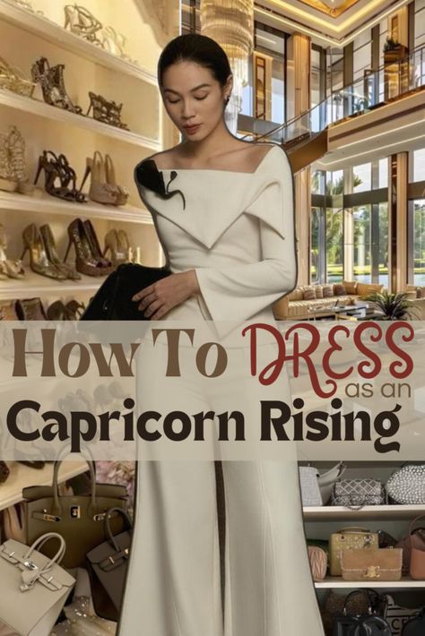 Capricorn Fashion Aesthetic, Capricorn Rising Aesthetic Outfits, Capricorn Rising Style, Capricorn Rising Aesthetic, Ambitious Aesthetic, Capricorn Rising Sign, Capricorn Fashion, Capricorn Style, Capricorn Ascendant