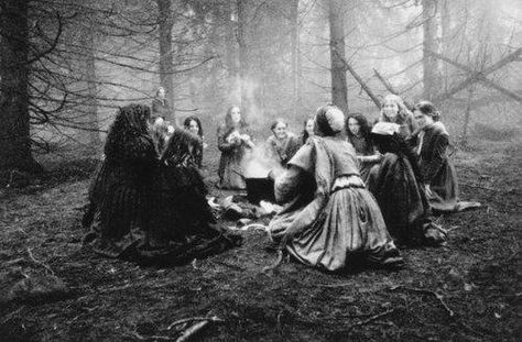 gathering in woods Witch Photography, American Horror Stories, American Horror Story Coven, Dark Spirit, Oh My Goddess, Witch Trials, Salem Witch, Vintage Witch, Gothic Steampunk