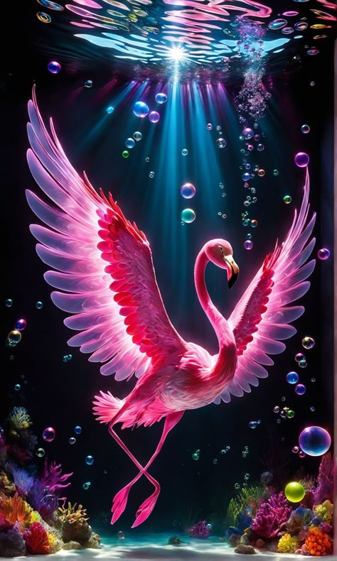 Flamingo Aesthetic, Pink Flamingo Wallpaper, Flamingo Pictures, Beautiful Flamingo, Flamingo Art Print, Fancy Flamingo, Flamingo Wallpaper, Flamingo Painting, Funny Flamingo