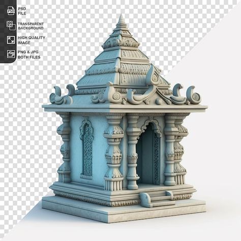 3d Temple Design, Ganesh Pandal, Temple Exterior, Diy Bottle Lamp, Archway Decor, Hanuman Temple, Temple Drawing, Ganpati Decoration At Home, Indian Temple Architecture