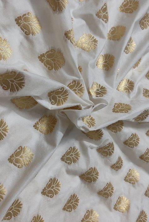 Check out this item in my Etsy shop https://www.etsy.com/in-en/listing/1265267635/wedding-fabric-katan-silk-fabric-golden Golden Dress, Wedding Fabric, Brocade Fabric, Silk Fabric, India, Silk, Etsy Shop, Fabric