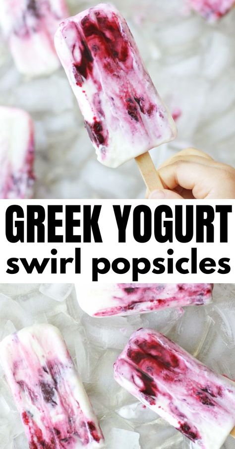 Greek Yogurt Ice Pops, Homemade Fruit Yogurt, Pregnancy Popsicles, Natural Popsicles, Greek Yogurt Popsicles, Whip Recipes, Yogurt Popsicle Recipes, Homemade Fruit Popsicles, Frozen Yogurt Popsicles