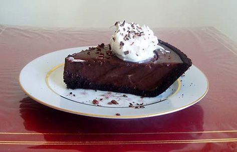 Fiery Triple Chocolate Cream Pie - Nancy Fuller Farmhouse Rules Mocha Pudding, Chocolate Cream Pie Recipe, Chocolate Decadence, Chocolate Mousse Pie, Chocolate Pie With Pudding, Once Upon A Chef, Coffee Mocha, Melissa Clark, Pudding Pie