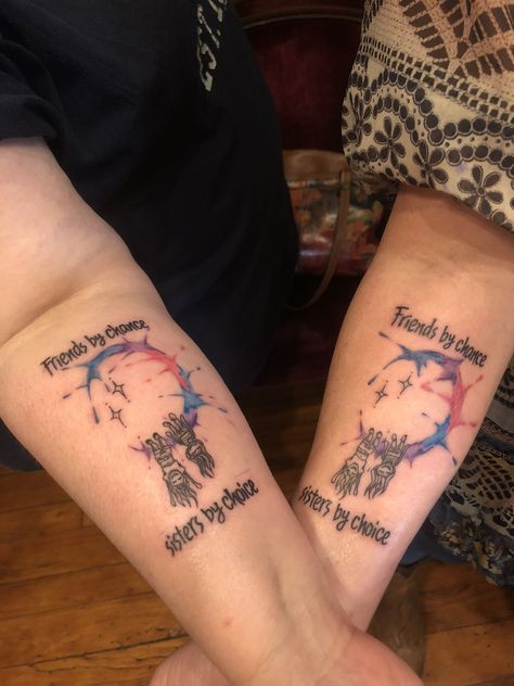 Best Friend Mom Tattoos, Unhinged Best Friend Tattoos, Matching Tattoos With Bestie, Long Time Best Friend Tattoos, Big Best Friend Tattoos, Best Friend Thigh Tattoos, Best Friend Tattoos Meaningful Quotes, Disney Best Friend Tattoos, Best Friend Hand Tattoos