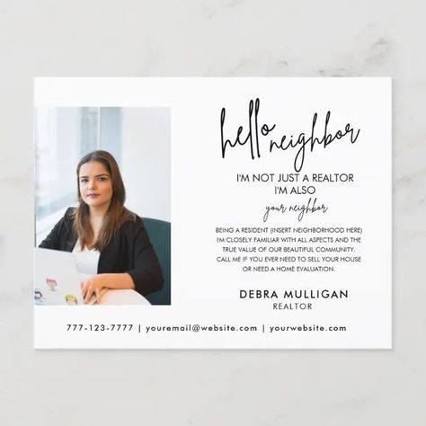 Realtor Ads, Real Estate Marketing Postcards, Realtor Postcards, Direct Mail Postcards, Marketing Postcard, Realtor Business Cards, Hotel Marketing, Modern Postcard, Real Estate Ads