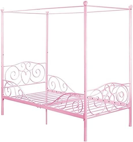 Cutecore Bed, Princesscore Room, Girls Twin Bed, Kids Platform Bed, Twin Canopy Bed, Metal Canopy Bed, Home Van, Canopy Bed Frame, Kids Canopy