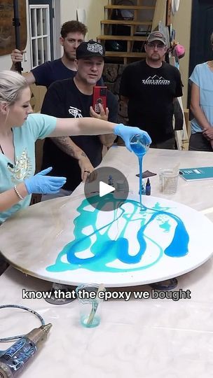 2.4K views · 179 reactions | There. We said it. 😮   @artisttilldeathstudios explains that all epoxies aren’t created equally and which is best for your art projects.  #stonecoatcountertops #stonecoatartwork #stonecoatepoxy #resinwork #epoxyresinart #oceantable #oceanresin #oceanresinart #epoxyartist #epoxytable #resinepoxy #epoxyideas #epoxycoasters #oceanwaves #beachdecor #uvprotection #uvresistant | Stone Coat Countertops | stonecoatcountertop · Original audio Epoxy Art Ideas, Epoxy Resin Art Painting, Resin Art Painting, Epoxy Resin Art, Ocean Waves, Beach Decor, Resin Art, Countertops, Art Projects