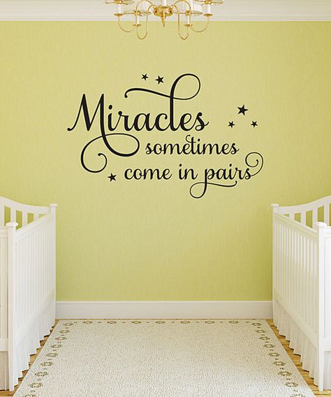 Twin Nurseries, Nursery Wall Quotes, Twin Quotes, Twins Nursery, Baby Twins, Twin Pregnancy, Twins Baby Shower, Shower Bebe, Twins Room