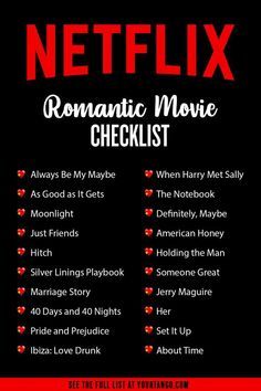 Best Romance Movies, Movie Checklist, Netflix Movie List, Best Teen Movies, Romance Movies Best, Love Story Movie, Romantic Series, Movie Hacks, Movies To Watch Teenagers