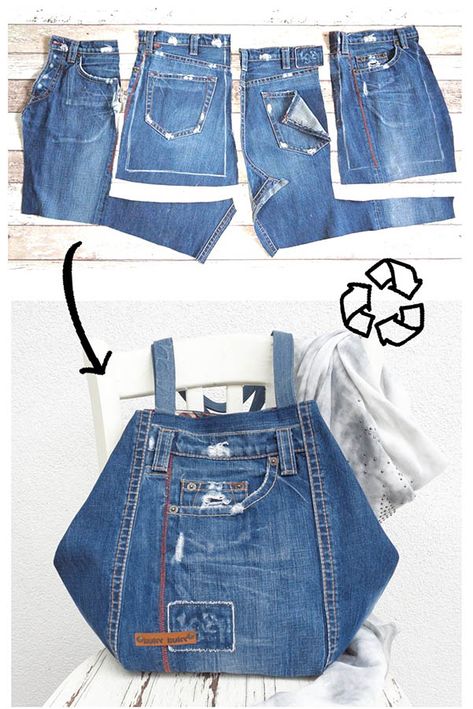 Preparing jeans - Make it in denim Diy Sac En Jean, Tas Denim, Denim Bag Diy, Denim Bag Patterns, Denim Crafts Diy, Sac Diy, Jean Purse, Blue Jeans Crafts, Denim Projects