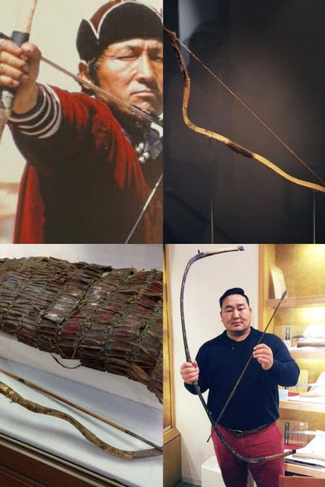 Assshoryu knows the giant Mongolian bow and arrow. Ask him 😉😉😉 Mongolian Bow, Mongolian Archery, Bow And Arrow, Archery, Horn