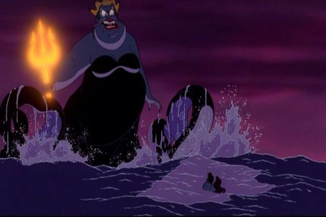 Terrifying Moments: Giant Ursula Ursula The Sea Witch, Disney Zodiac, The Little Mermaid 1989, The Sea Witch, Poor Unfortunate Souls, Greatest Villains, Final Battle, About Relationships, Fairy Tale Characters