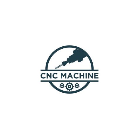 Cnc Machine Modern Technology Logo Cnc Logo Design, Manufacturing Logo Design, Wood Logo Branding, Mechanical Engineering Logo, Cnc Logo, Mechanic Logo Design, Energy Engineering, Engineering Equipment, Identity Illustration