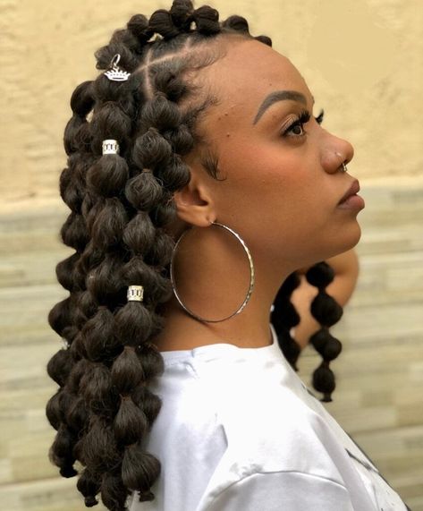 Short Bubble Braid, Bubble Braid Hairstyles, How To Draw Braids, Tan Skin Blonde Hair, Black Hairstyle, Parting Hair, Bubble Braid, Braided Hairstyles For Black Women Cornrows, Cute Hairstyles For School