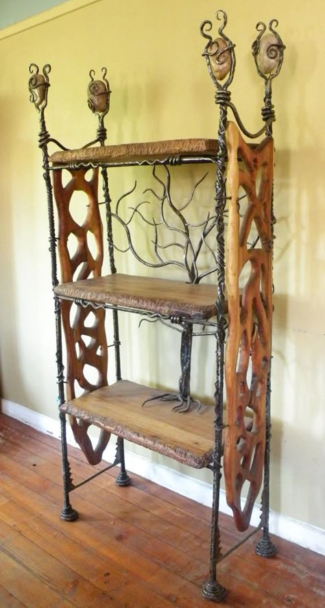 Wiccan Home, Beautiful Bookshelf, Wiccan Decor, Fantasy Furniture, Fantasy Decor, River Rocks, Fantasy Homes, Home Garden Design, Mild Steel