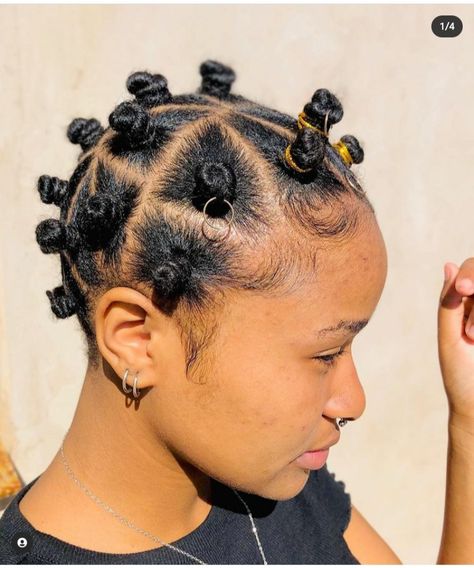 bantu knots Bantu Knots Short Hair, Bantu Knots Hairstyles, Bantu Knot Styles, Knot Hairstyle, Knot Hairstyles, Bantu Knot Hairstyles, Bantu Knot, Natural Hair Hairstyles, Hair Protective Styles