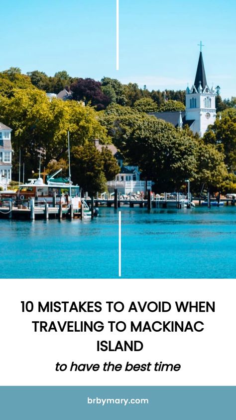 Here are 10 Mistakes to Avoid When Traveling to Mackinac Island. Mackinac Island is a unique travel destination, known for its charming, car-free environment and rich history. From scenic views to delicious fudge, Mackinac Island is a great US destination. But there are mistakes to avoid to have the best time. Mackinac Island With Kids, Macinak Island, Michigan Travel Destinations, Mackinac Island Michigan, Canada Travel Guide, Travel Bucket List Usa, Michigan Travel, Unique Travel, Summer Destinations